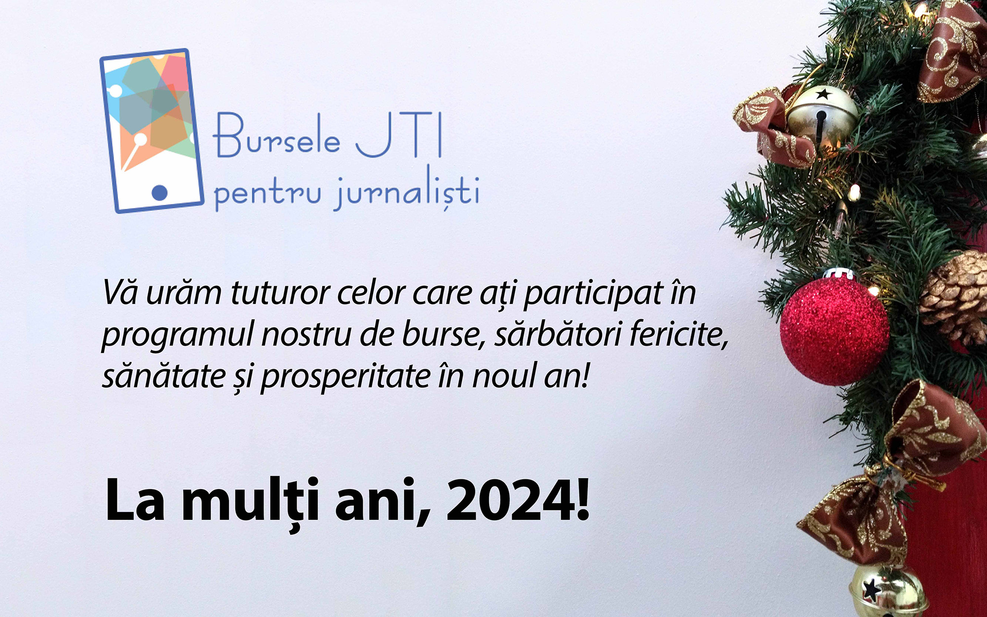 Bursele JTI felicitare bursieri